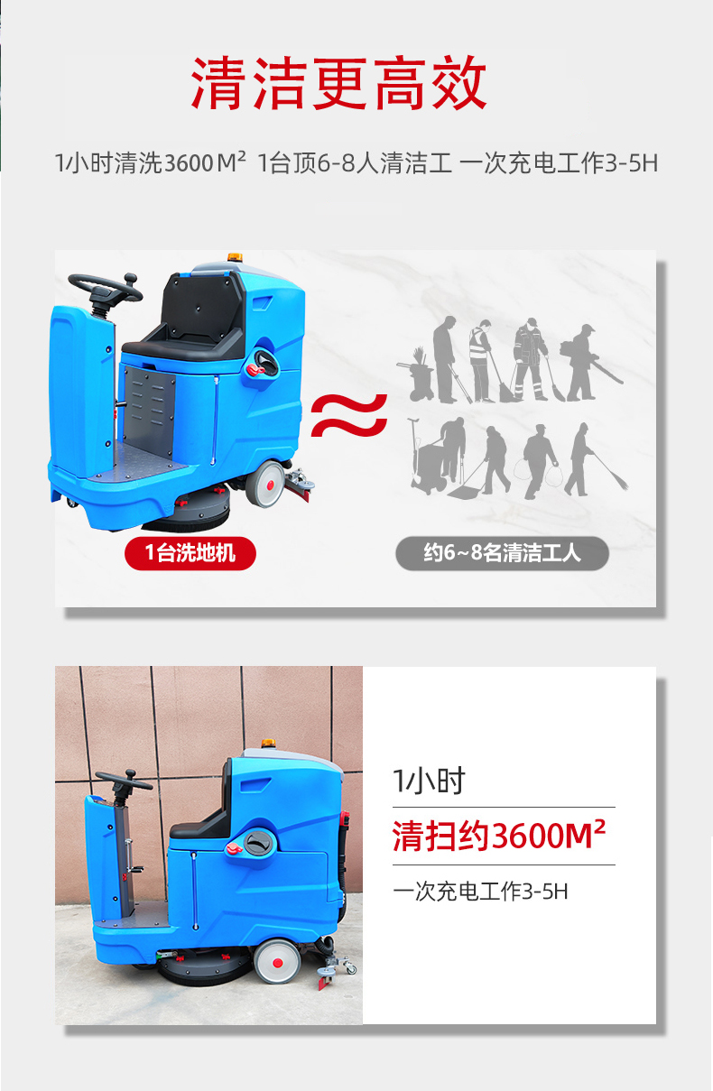 株洲驾驶式洗地机更适合用在高铁站